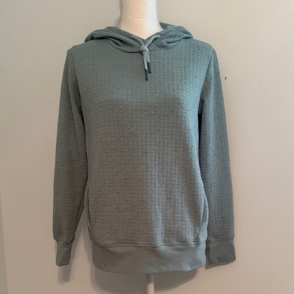 RBX Women's Textured Hoodie Sweater - Light Blue